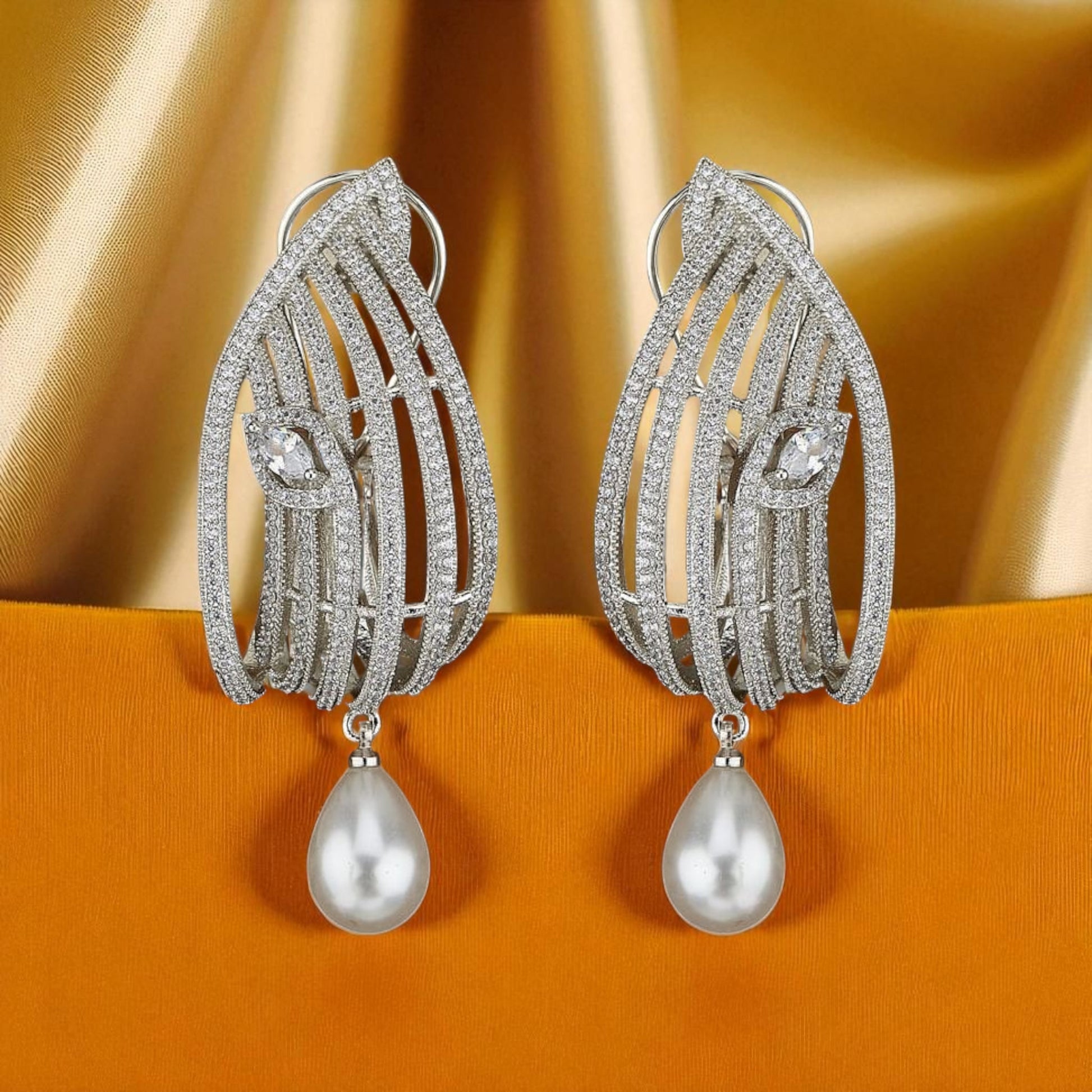 Silver Mist Pearl Drops