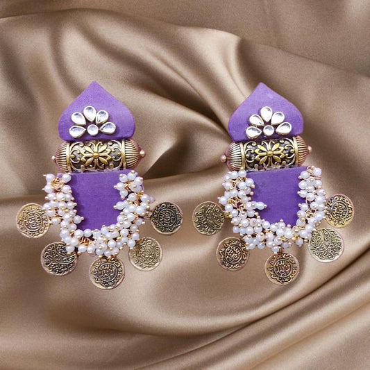 Coin Pearl Chandbalis