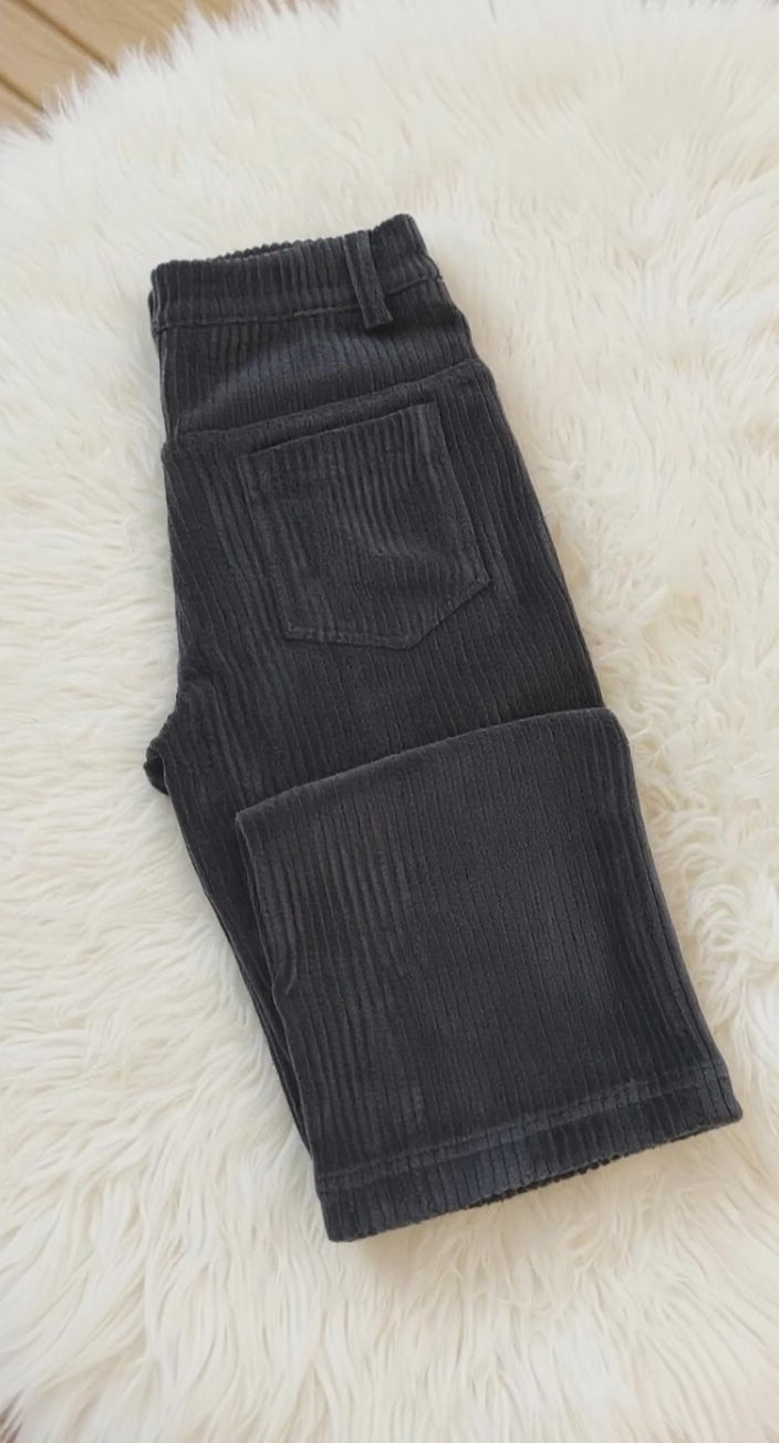 Women’s Velvet Bell-Bottom Pants