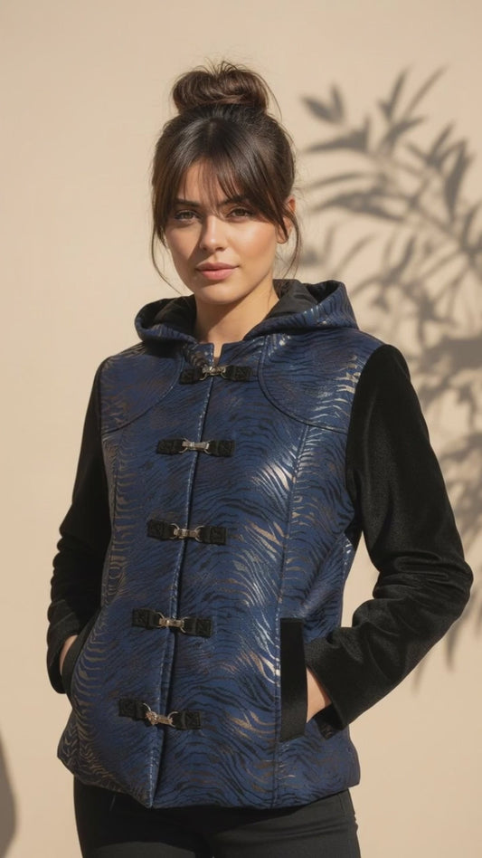 Divinora Suede Designer Winter Jacket