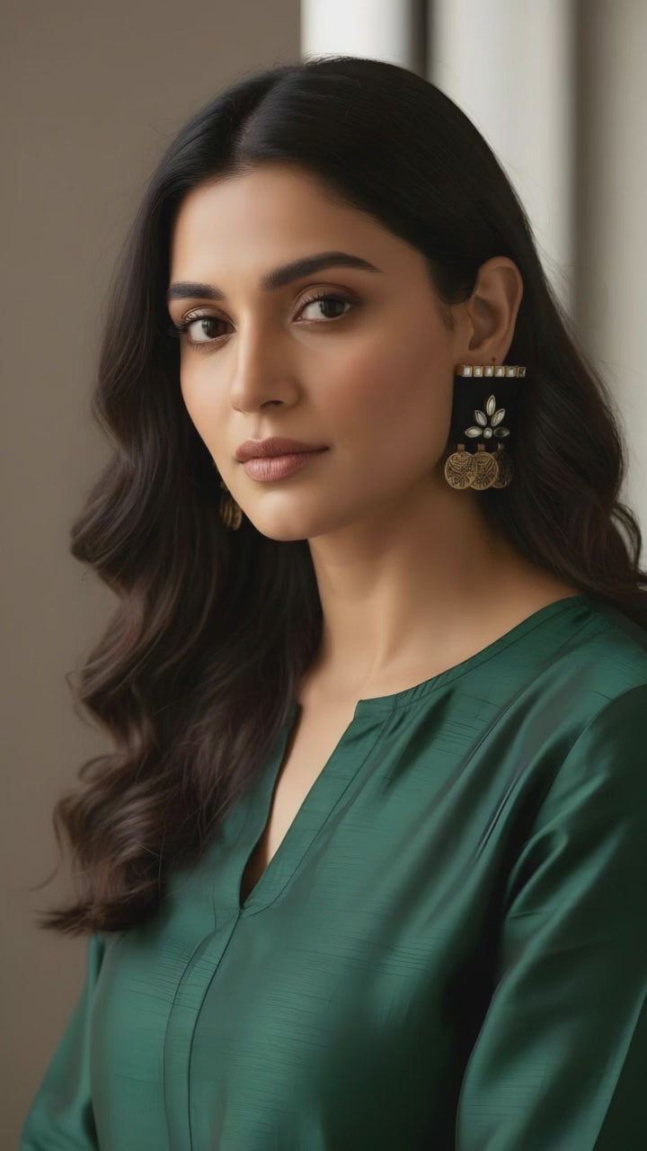 Coin Drop Earrings