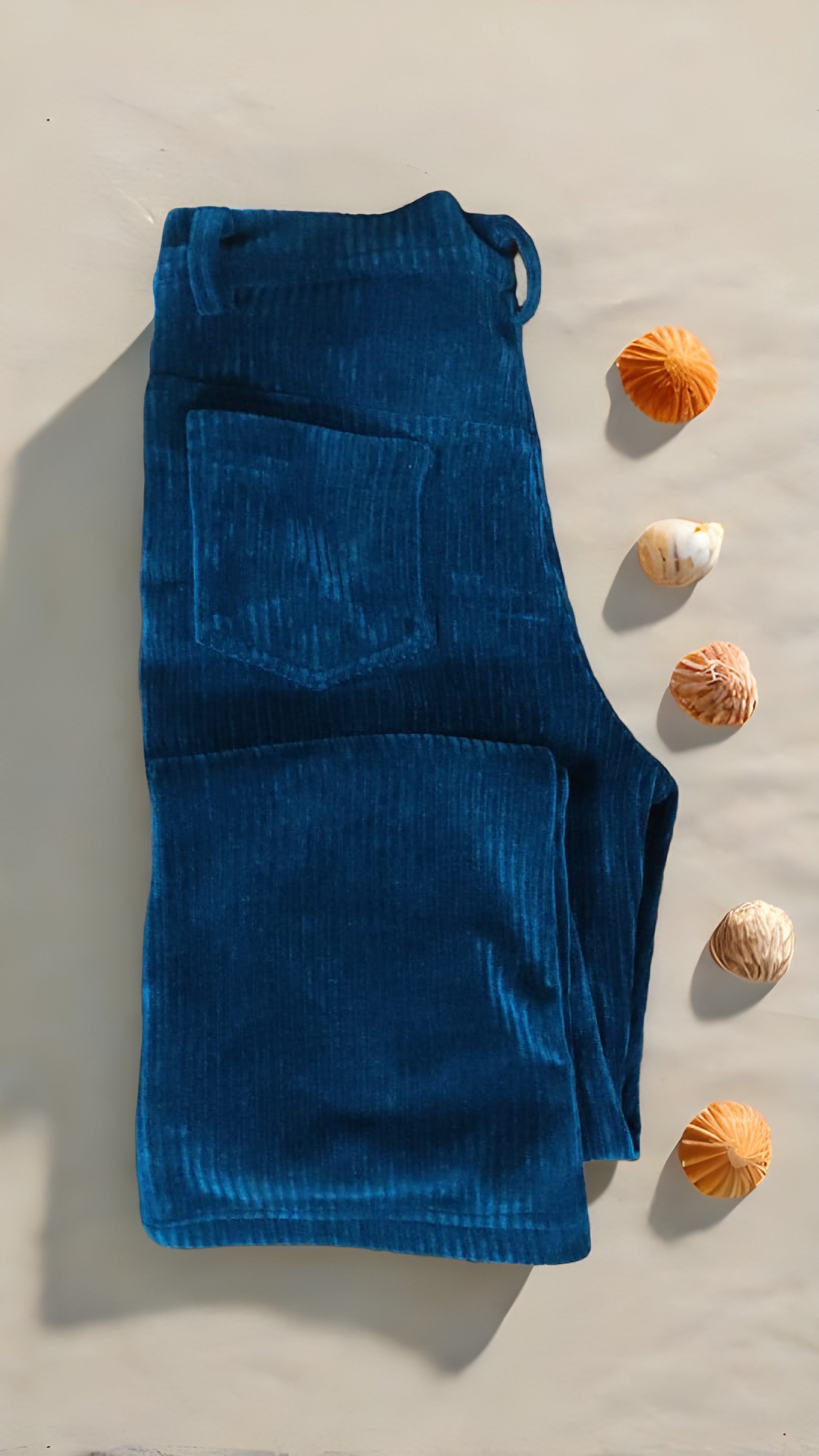 Women’s Velvet Bell-Bottom Pants