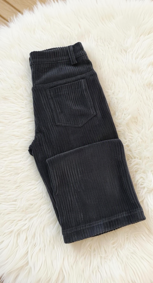 Women’s Velvet Bell-Bottom Pants